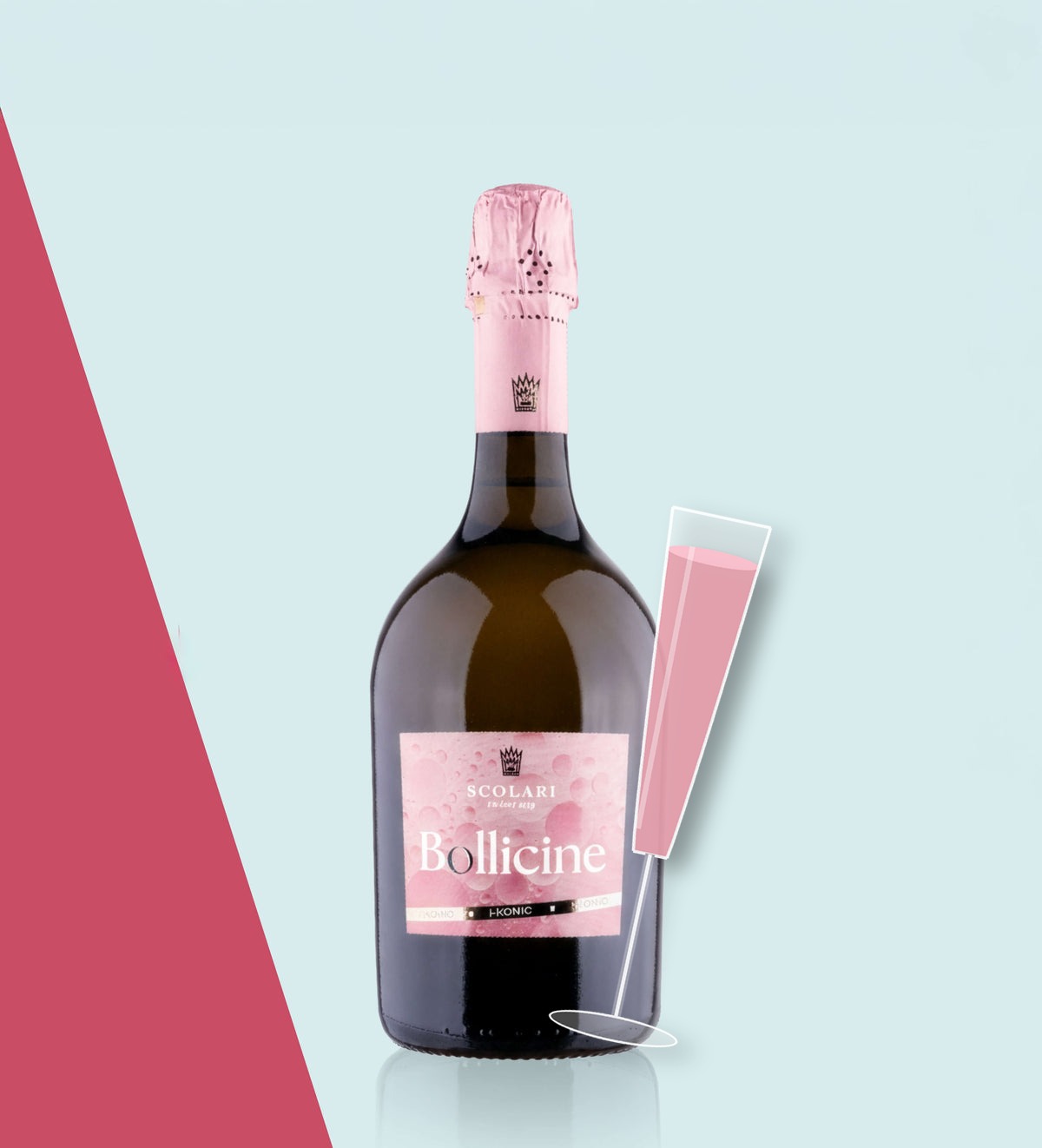 Bicchiere di Rosè I-konic